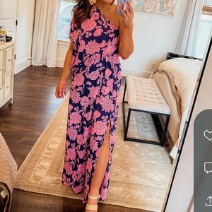 Pink Lily Maxi Dress XS